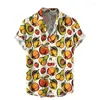 メンズカジュアルシャツ|夏3Dヘンタイスタイルの男性のために印刷された子供たちファッションクールなブラウスメンズハワイアンショートウェアトップ