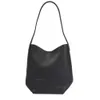 Jie The Lazy Row Pending Bag Tote Dong stor kapacitet One Shoulder Handheld Cowhide Bucket Tote Womens Bag 4 1ppy