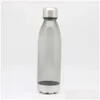 Kola şişeleri 750ml su spor şişe şekli tritan zilsiz plastik yeniden kullanılabilir şişe ile paslanmaz çelik sızıntı geçirmez TW DHQC1
