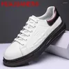 Scarpe casual vera pelle da uomo in pelle bassa bassa travestici esterni sneaker maschi maschio personalità versatile uomo skateboard