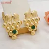 Fashion Purple Crystal Grape Leaf Earrings Elegant Smooth Irregular Geometric Fruit Gold Color Copper Drop Earrings For Women 240419