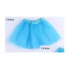 Etekler 14 renk en kaliteli şeker renkli çocuklar Tutus etek dans elbiseleri yumuşak tutu elbise bale 3layers çocuk pettiskirt kıyafetleri 10p oTr9m