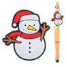 Accessori per parti di scarpe Natale Custom Pvc Pen Charms BallPoint Colorf DECORAZIONE CINETTO Studenti per le scarpe da consegna scolastica DHL87