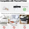 A4 Tattoo Paper Multipurpose Paper Compatible for HPRT MT800 MT800Q Phomemo M08F Portable A4 Printers 8.2 x 11.7 Inch 200pcs 240423