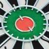 Darts 36 cm professionele dubbelzijdige flocking dart board staal getipt darts competitie ktv entertainment en vrije tijd met 6 darts
