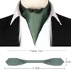 Flora Men Cashew Tie Bruiloft Formele Cravat Ascot Scrunch Self British Gentleman Polyester Soft Neck Luxury print Scarf 240417