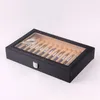 Pen Box Leather Display PU Storage Pencil Case