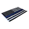 Banner Flags 4 tipi 90x150 cm Blueline USA POLIZIONE USA 3X5 Flag blu sottile blu bianche e americani con anelli di massa in ottone Drop Driv Othey Othey