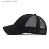 Top Caps Basit Truck Hat Katı Beyzbol Şapkası Erkekler Mesh Nefes Alabilir Güneş Koruma Şapkası Etiket Etiket Snapback Sunhat Yaz Golf Beyzbol Şapkası Q240425