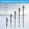 Accessories Ulanzi Lightweight Aluminium Monopod Max 155cm Extend 5KG Load DSLR Camera Tripod for Hiking Travel Selfie Stick 1/4''3/8''