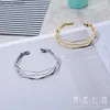 Chain New Personality Ladies Chain Bracelet Romantic Simple Three-layer Irregular Opening Bracelet Set Gold Metal Alloy Jewelry Bangle