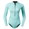 Mutesuits Dysuits 2mm Neoprene Wetsuit Women Maniche lunga Scuba immersione in costume da bagno saluta