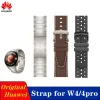 Przypadki Oryginalne Huawei Watch 4 22 mm oryginalny skórzany opaska do huawei zegarek 4 pro tytanowe strap gumowy pasek na nadgarstek bransoletka