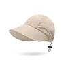 Visors Summer Sun Hat Foldable Wide Brim Women Bucket Girl Lady UV Protection Adjustable Outdoor Beach Panama Caps Cap