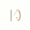 Fashion Simple Ttifeeny Earrings Versatile Popular 925 sterling silver studded with diamonds and full diamond earrings popular on the internet