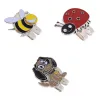 Marques Ensemble de 3 beaux animaux amusants marqueurs de balle de golf Clips de capuchon magnétique pour les femmes golfeur 2x2,5 cm