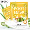 Kits Peeling Feet Masques Masques exfoliants Masque à pied pour les chaussettes de pédicure Retirer la peau morte du talon Humidité Pied Care 30pair = 60pcs