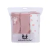 Ensembles 3 pcs Set New-Born Swaddle Wrap Cotton Baby Swadddling Sorme Sorme Enveloppe Enveloppe Sleep Sack Lisque pendant 06 mois