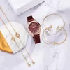 Polshorloges Fashion Women Watches Luxury Quartz Ladies Watch Clock Rose Gold Diamond Dial Jurk Casual polshorloge Relogio Feminino