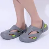 Comwarm Men Clogs Slippers Summers Flat Sandals Outdoor Beach For Casual Fashion Garden Shoes with Arch support 240418