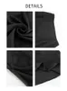 Женские черные элегантные атласные модные тонкие юбки четыре сезона повседневная высокая талия офис офис макси 240420