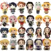 Fyllda plyschdjur Anime Devils Blade Figures Nezuko Tanjiro Inosuke fylld PP Bomull Plush Toy 20cm Demon Slayer Cartoon Doll Xmas gåva för barn