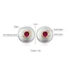 Boucles d'oreilles 2024 Perle d'eau douce naturelle pour femmes 925 Bijoux en sapphir baroque en argent sterling