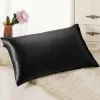 Oreiller 100% queen standard en soie satin molle douce mûrie couvercle couvercle de couverture de chaise de siège carré de couvercle d'oreiller pour l'oreiller à domicile