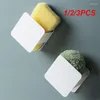 Kitchen Storage 1/2/3PCS Cleaning Cloth Rack White Modern Minimalist Durable Rounded Corners Wall-mounted Holders Dish Drying