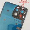 Frames 100% original nouveau pour Xiaomi Mi 11 Lite 4G 5G NE VERRE COUVERTURE DE BATTERIE ARRIÈRE ARRIÈRE DO BACK BORD AVEC LEC CAMER