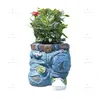 Bahçe sanat kot pantolon dekorasyon süsleri sak saksı reçine el sanatları tasarımı ekim hediye 240425
