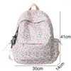 Sacs d'école pour femmes florales à la mode Sac féminin pour ordinateur portable Sac à dos Femme Fashion Fashion Girl Nylon Travel Livre