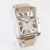 Dials Working Automatic Watches carter New Tank Series Square Fully Mechanical Watch Mens W5310006