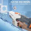 Elektrisk vattenpistol för vuxna barn gåva högtryck stark energi action automatisk spray strand utomhus leksaker 240420