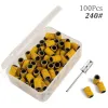 Bit 100pcs 80 ''/120 ''/180 "bande di sabbia per nail art con accessorio per utensili ridotti in gel