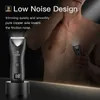 Professional Groin Body Hair Trimmer Ball Shaver for Men Grooming Clipper Rechargeable Ceramic Bikini Epilator 240411