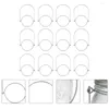 Storage Bottles 12 Pcs Mason Jar Handle Solar Light Hanger Outdoor Hangers Hook Decorate Unique Hooks Yard Hanging Iron Galvanized Lamp