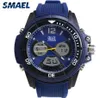 2017 Blue Watches New Brand Smael LED Quartz Clock