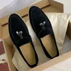 Ontwerpers Kleedschoenen Topkwaliteit Kasjmier Dames Loafers Tassels Klassieke gesp ronde tenen Flat Heels Leisure Comfort Four Seasons Women Loafer Factory schoenen G200