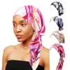 Hijabs Fashion Pre-Tied Turban Women Chemo Cap Muslim Hijab Inner Caps Hair Loss Cover Beanies Bonnet Tail Headscarf Hat Headwrap Caps d240425
