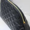 12A Mise à jour Mirror Quality Designer Medium Cosmetic Sacs sacs 30 cm pour femmes Zip Sac à main