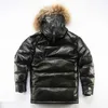 Genuine Leather Down Jacket Hoodies Mens Winter Coat Man Jackets Slim Snow Goose Parka Real fur Collar Snow Windbreakers Male Clothes 2021 Plus Size M-XXL