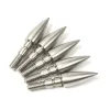 Fléchettes toparchery 100/125/150 Grain Grain Inneildless Steel Tips Utilisé pour la chasse au tir à l'arc des sports dans l'arc traditionnel et le composé arc