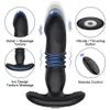 Stuwkracht vibrerende kont anale plug -app vibrator draadloos externe seksspeeltjes voor dames kont dildo prostaat massager buttplug 240412