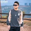 Gxxh Brand Trendy Breat Men's Wear 2024 Autumn/Winter Fat Plus Plus, versatile Magile a collo rotondo personalizzato