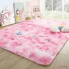 Carpets Soft Fluffy Carpet For Modern Home Decor Living Room Sofa Area Rugs Childrens Room Bedroom Cushion Tie Dyed Dormitory Carpets