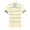 Erkek Polos Marka Tişörtleri Yaz aylarında sıcak satış, üst düzey retro nakış erkek golf gömlekleri, kısa kollu pamuklu cadde hızlı kurutma gündelik üst