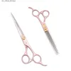 Haarschaar 5,5 6 7 Japan Steel Professional Hairdressing Dunning Barber Set Cutting Shears 440C 9105# 230114 Q240425