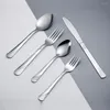 Dinnerware Sets 48 Pieces Set Cutlery Stainless Steel Western Tableware Traditional Classic Dinner Suit Knife Fork Restaurant Dining