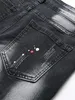 Modeheren scheurden korte jeans merk kleding Bermuda zomer katoen shorts ademende denim streetwear man 240417